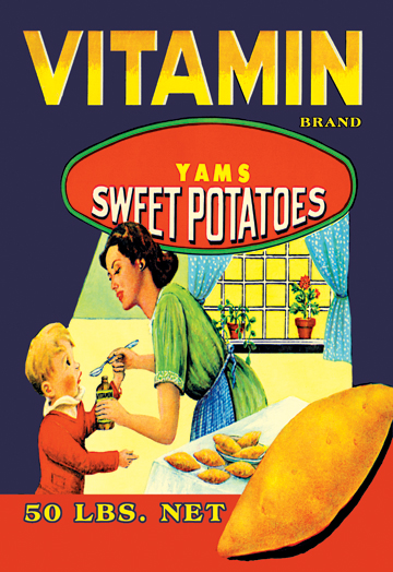 Buy Enlarge 0587128763P12x18 Vitamin Brand Yams Paper Size P12x18