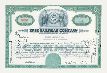 Picture of Buy Enlarge 0-587-00337-5P12x18 Erie Railroad Company- Paper Size P12x18