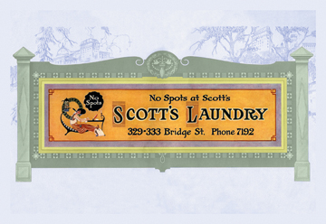 Picture of Buy Enlarge 0-587-13290-6P12x18 Scotts Laundry- Paper Size P12x18