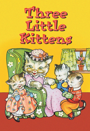 Picture of Buy Enlarge 0-587-00363-4P12x18 Three Little Kittens- Paper Size P12x18