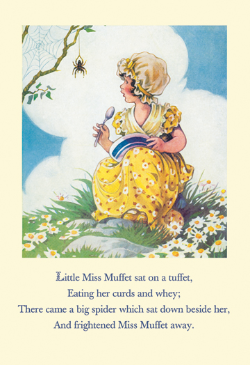Picture of Buy Enlarge 0-587-00386-3P12x18 Little Miss Muffet- Paper Size P12x18