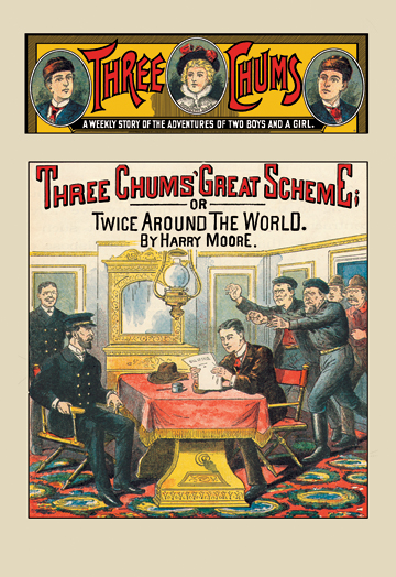 Picture of Buy Enlarge 0-587-03792-xP20x30 Three Chums- The Great Scheme  or Twice Around the World- Paper Size P20x30