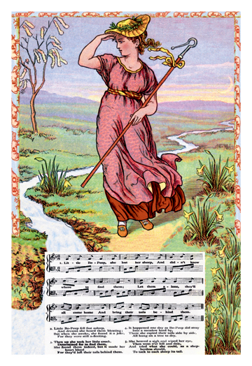 Buy Enlarge 0-587-04297-4P12x18 Little Bo Peep- Paper Size P12x18