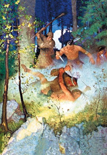 Fight in the Forest 20in. x 30in.