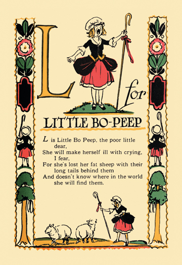 Buy Enlarge 0-587-07432-9P12x18 L for Little Bo-Peep- Paper Size P12x18