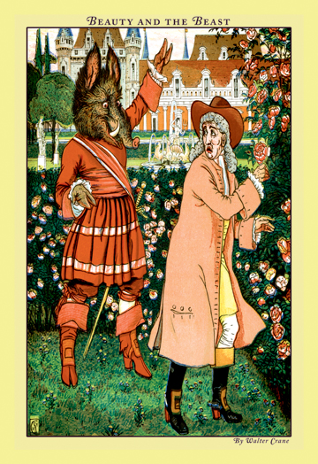 Buy Enlarge 0-587-09593-8P20x30 Beauty and the Beast - The Beast in Red- Paper Size P20x30