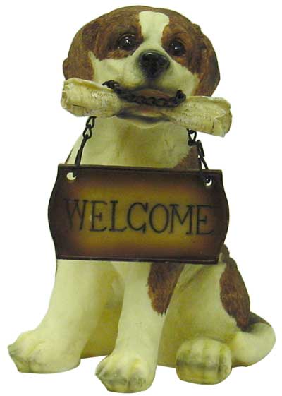 Picture of BARJAN 1257203 Welcome Dog - Office Supplies