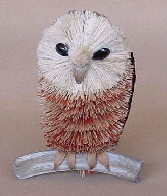 Picture of Brushart BRUSH155 2.5&quot; x 2.5&quot; x 6&quot; Owl On Branch