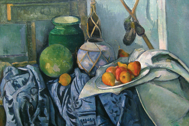 Buy Enlarge 0-587-60471-LP20x30 Still Life with Ginger Jar and Egg Plants- Paper Size P20x30