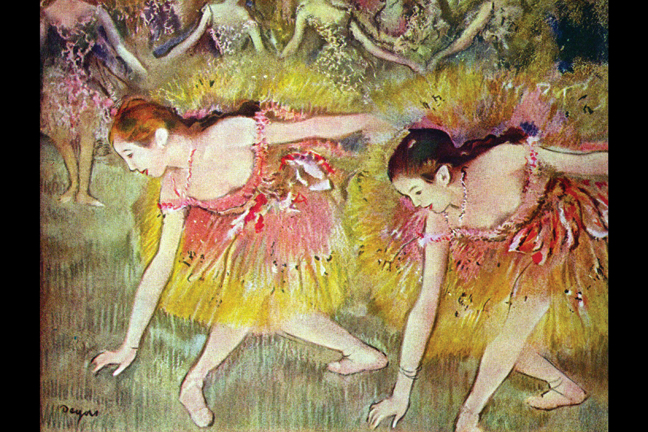 Ballet dancers- Paper Size P12x18