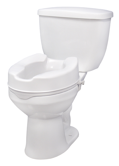 Picture of WMU 478499 Raised Toilet Seat with Lock - White