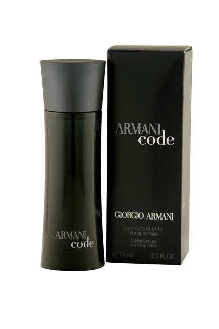 Picture of Armani Black Code For Men By Giorgio Armani - Edt Spray 2.5 Oz