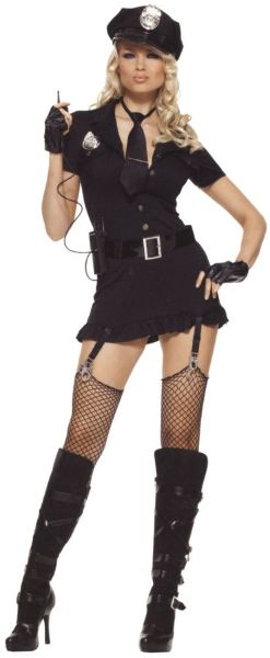 Picture of WMU 776417 6 Pieces Sexy Dirty Cop Costume - Small