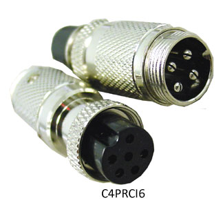 C4PRCI6 ADAPTS 6 PIN RCI RADIO TO 4 PIN MIC