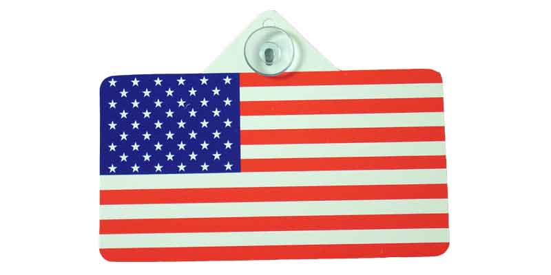 Picture of Barjan 0450421 AMERICAN FLAG SUCTION CUP