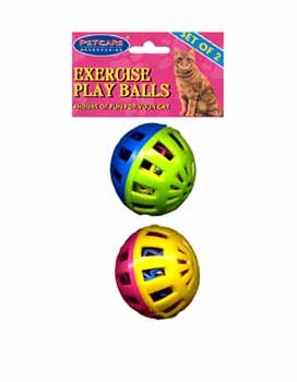 Picture of DDI 237889 2 Pack Exercise Play Balls for Cats Case Of 24