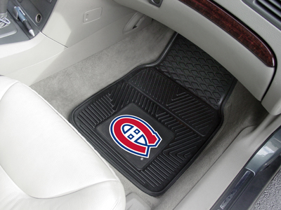 Picture of Fanmats 10407 NHL - 18 in. x27 in.  - Montreal Canadiens 2-pc Heavy Duty Vinyl Car Mat Set