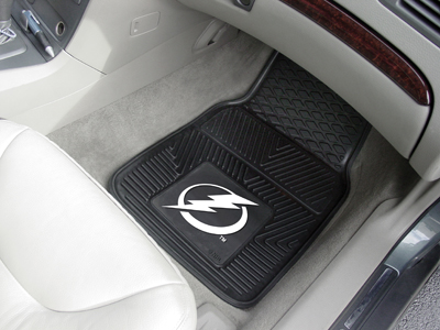 Picture of Fanmats 10552 NHL - 18 in. x27 in.  - Tampa Bay Lightning 2-pc Heavy Duty Vinyl Car Mat Set