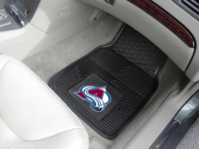 Picture of Fanmats 10618 NHL - 18 in. x27 in.  - Colorado Avalanche 2-pc Heavy Duty Vinyl Car Mat Set