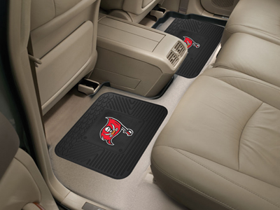 Picture of Fanmats 12361 NFL - 14 in. x17 in.  - NFL - Tampa Bay Buccaneers  Backseat Utility Mats 2 Pack