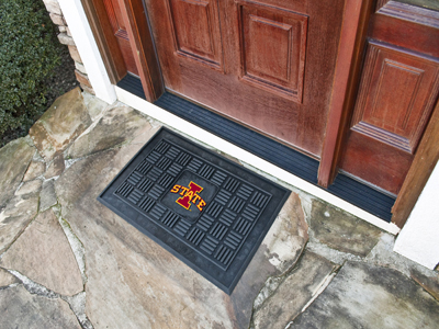 Picture of Fanmats 12761 COL - 19 in. x30 in.  - Iowa State University  Medallion Door Mat