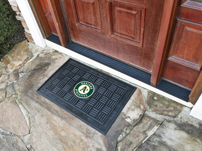 Picture of Fanmats 11308 Oakland Athletics Medallion Door Mat