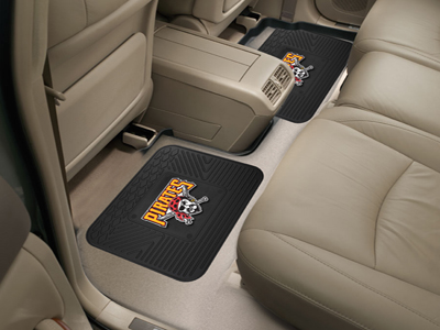 Picture of Fanmats 12341 MLB - Pittsburgh Pirates  Backseat Utility Mats 2 Pack