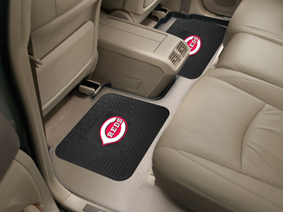 Picture of Fanmats 12329 MLB - Cincinnati Reds  Backseat Utility Mats 2 Pack