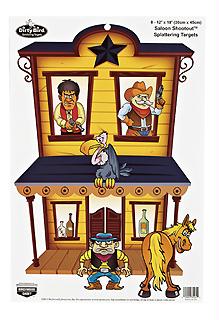 Dirty Bird 12 in.x18 in. Saloon Shootou