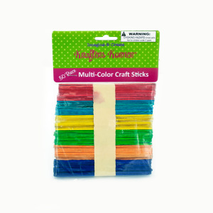 Picture of Bulk Buys CC494 Multi-color craft sticks Case of 25