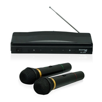 Picture of QUANTUM FX M-336 Twin Pack Wireless Microphone System