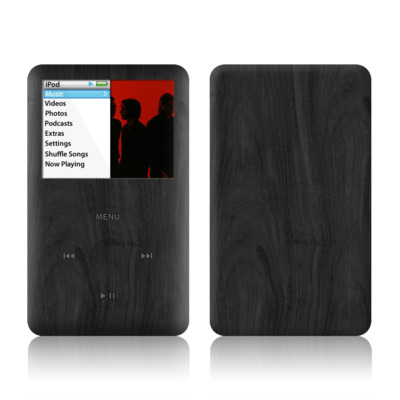 Picture of DecalGirl IPC-BLACKWOOD DecalGirl iPod Classic Skin - Black Woodgrain