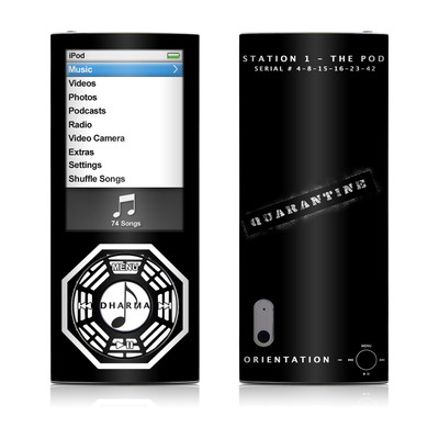 Picture of DecalGirl IPN5-DHARMA-BLK DecalGirl iPod nano - 5G - Skin - Dharma Black
