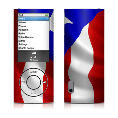 Picture of DecalGirl IPN5-FLAG-PUERTORICO DecalGirl iPod nano - 5G - Skin - Puerto Rican Flag