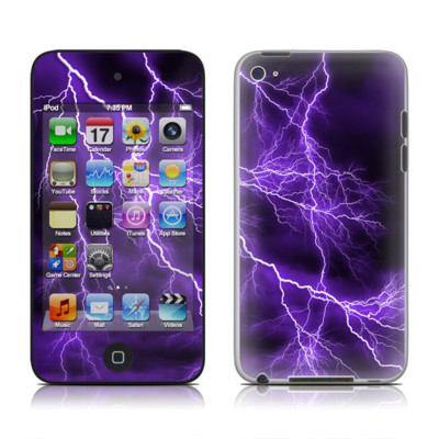 Picture of DecalGirl AIT4-APOC-PRP DecalGirl iPod Touch 4G Skin - Apocalypse Violet
