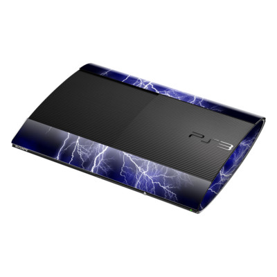 Picture of DecalGirl SPSS-APOC-BLU DecalGirl Sony Playstation 3 Super Slim Skin - Apocalypse Blue