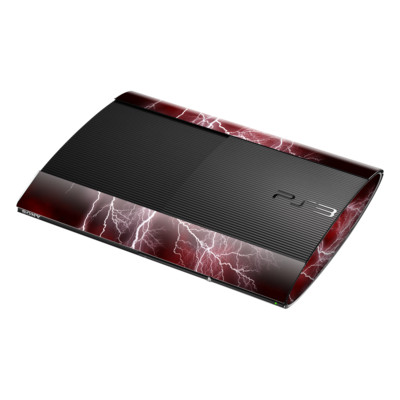 Picture of DecalGirl SPSS-APOC-RED DecalGirl Sony Playstation 3 Super Slim Skin - Apocalypse Red