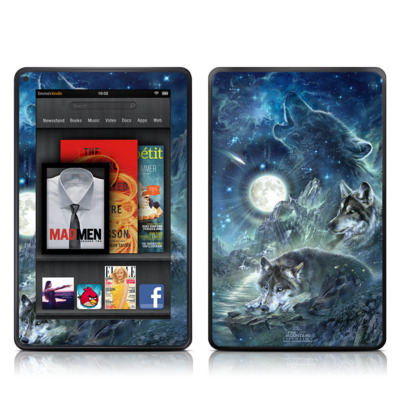 Picture of DecalGirl AKF-BARKMOON DecalGirl Kindle Fire Skin - Bark At The Moon