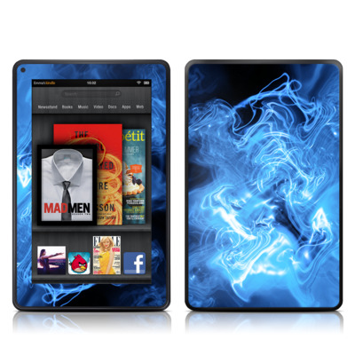 Picture of DecalGirl AKF-QWAVES-BLU DecalGirl Kindle Fire Skin - Blue Quantum Waves