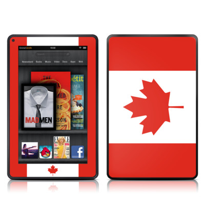 Picture of DecalGirl AKF-FLAG-CANADA DecalGirl Kindle Fire Skin - Canadian Flag