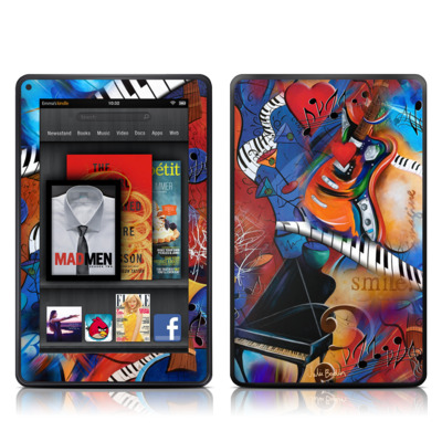 Picture of DecalGirl AKF-MMADNESS DecalGirl Kindle Fire Skin - Music Madness