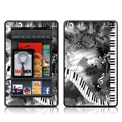 Picture of DecalGirl AKF-PIANOP DecalGirl Kindle Fire Skin - Piano Pizazz