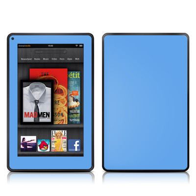 Picture of DecalGirl AKF-SS-BLU DecalGirl Kindle Fire Skin - Solid State Blue