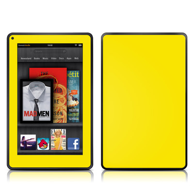 Picture of DecalGirl AKF-SS-YEL DecalGirl Kindle Fire Skin - Solid State Yellow