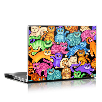 Picture of DecalGirl LS-CLRKIT DecalGirl Laptop Skin - Colorful Kittens