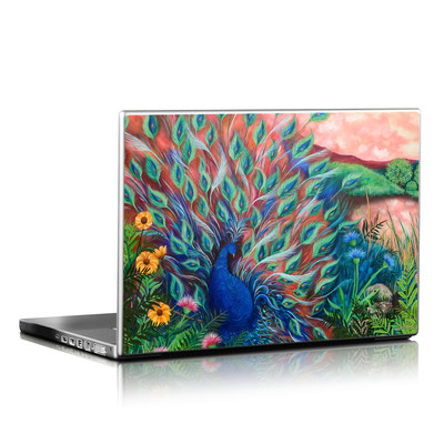 Picture of DecalGirl LS-CORALPC DecalGirl Laptop Skin - Coral Peacock
