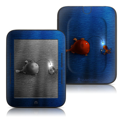 Picture of DecalGirl BNNT-ANGLERFISH DecalGirl Barnes and Noble Nook Touch Skin - Angler Fish