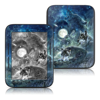 Picture of DecalGirl BNNT-BARKMOON DecalGirl Barnes and Noble Nook Touch Skin - Bark At The Moon