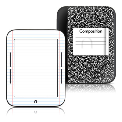 Picture of DecalGirl BNNT-COMPNTBK DecalGirl Barnes and Noble Nook Touch Skin - Composition Notebook