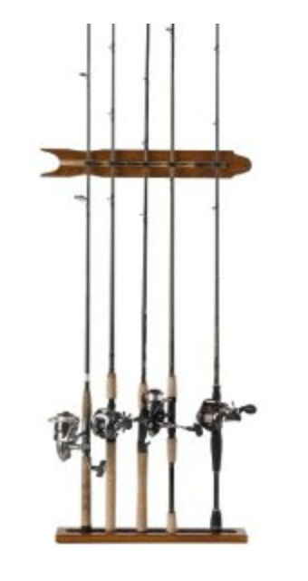 Picture of Organized Fishing SOMWR-008 20.9 in. Modular Wall Rack Oak Finish